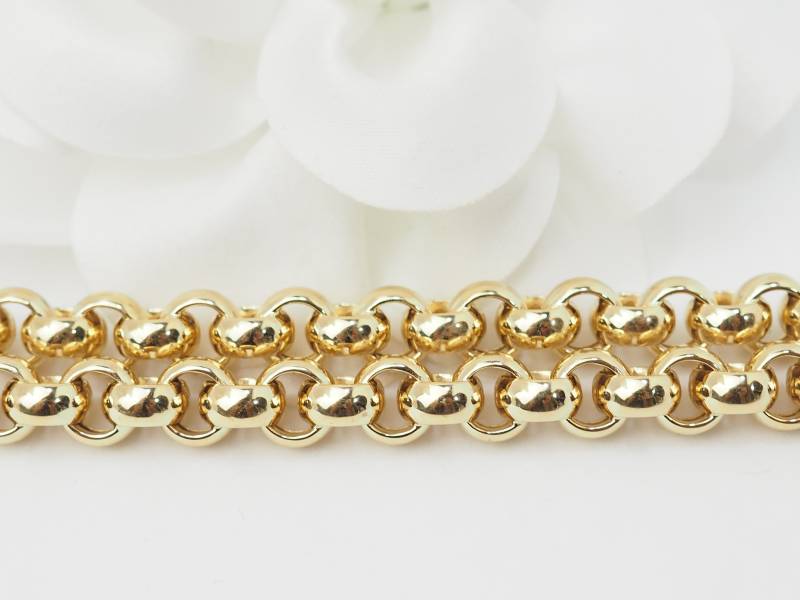 Bracelet maille jaseron d'occasion pas cher