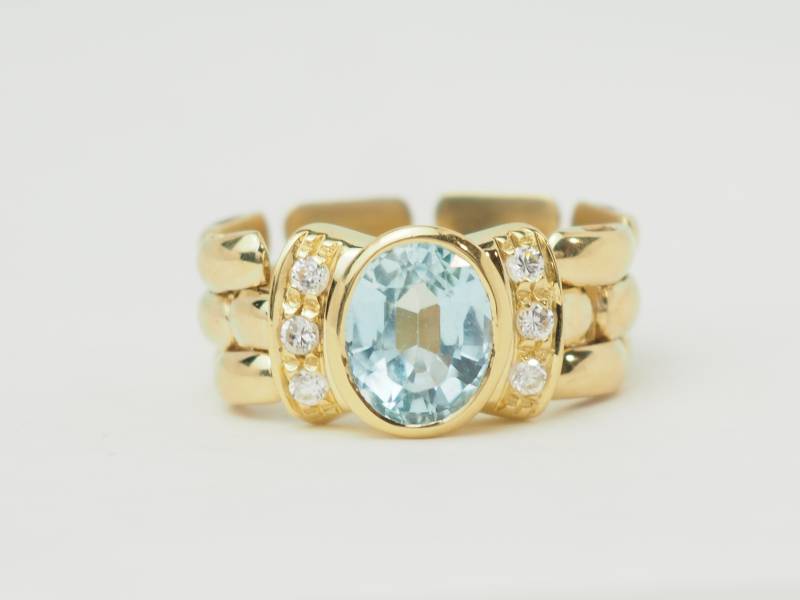 Bague souple or jaune – design original et confortable