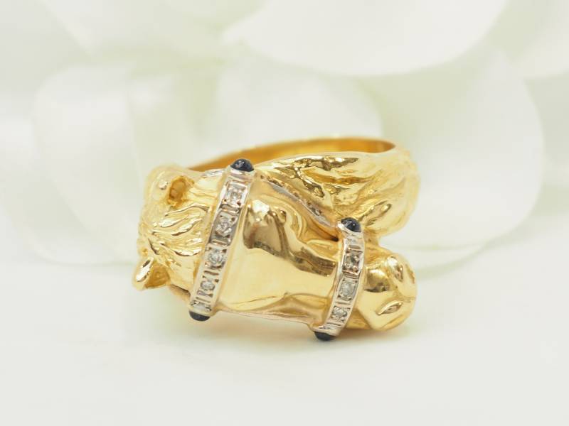 bague homme cheval
