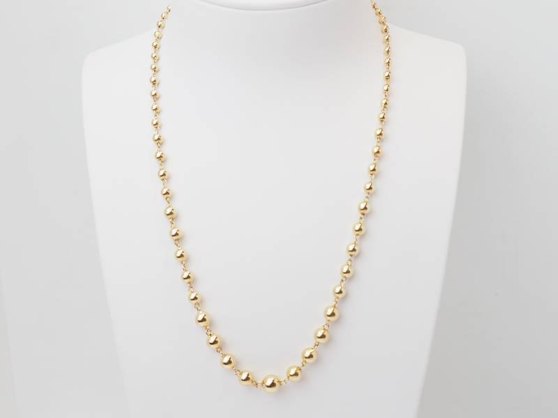 collier boules dégradées
